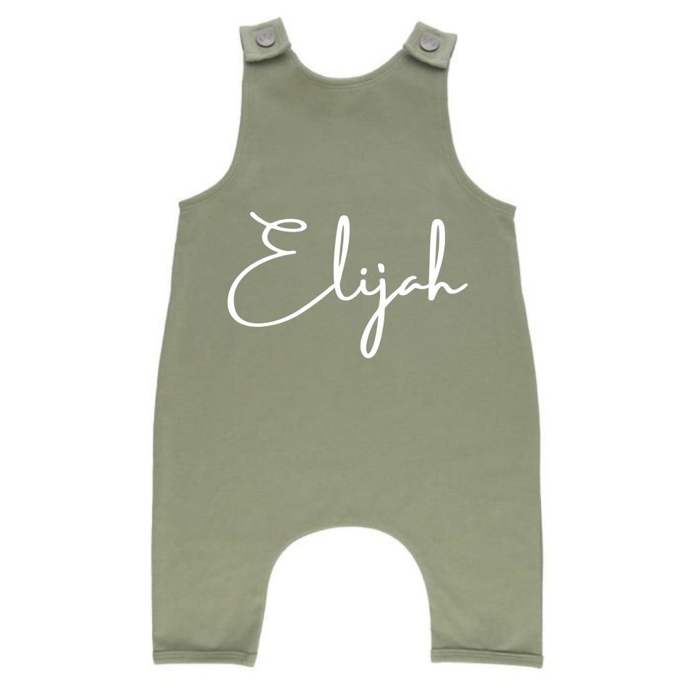 MLW By Design - Personalised Sage Slouch Romper