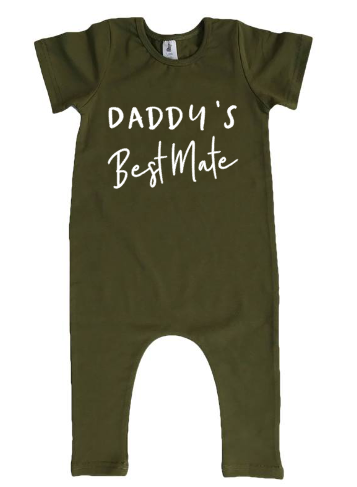 Little Wolfie - Daddy's Best Mate Romper | 5 Colours