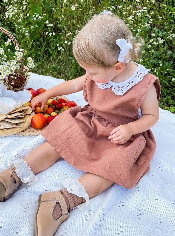 MLW By Design - Indie Linen Dress | Chocolate