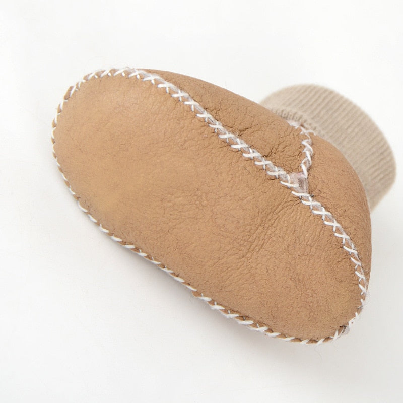 Slip On Winter Slippers | Tan or Pink