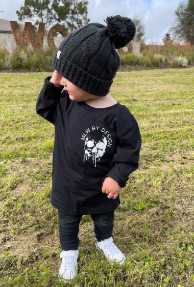 MLW By Design - Melting Skull Long Sleeve Tee | Black (CLEARANCE)