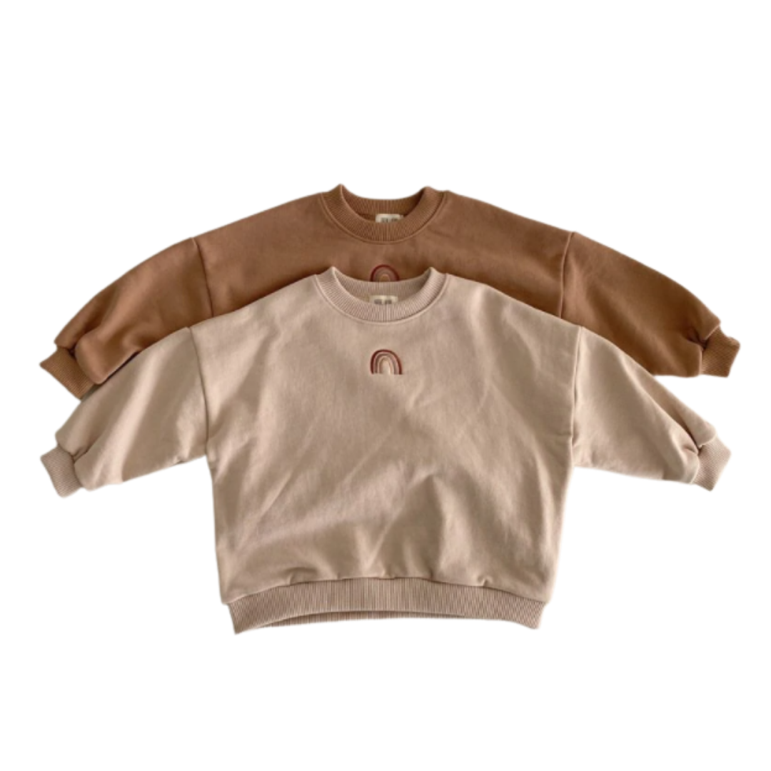 Rainbow Minimal Jersey | Tan