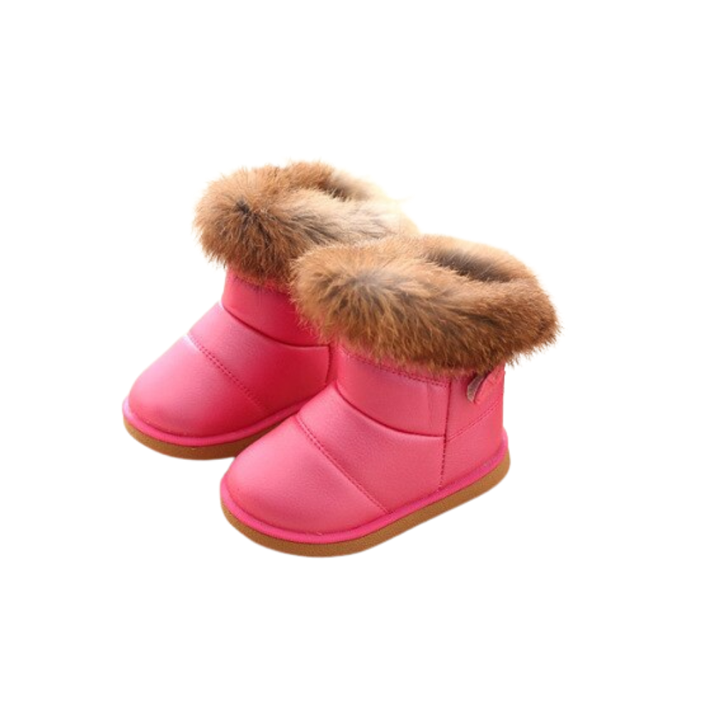 Fluffy Winter Boots | Hot Pink