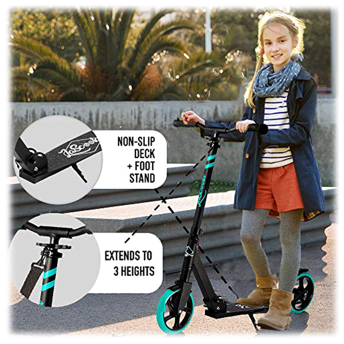 Lascoota Pulse Scooter | Black