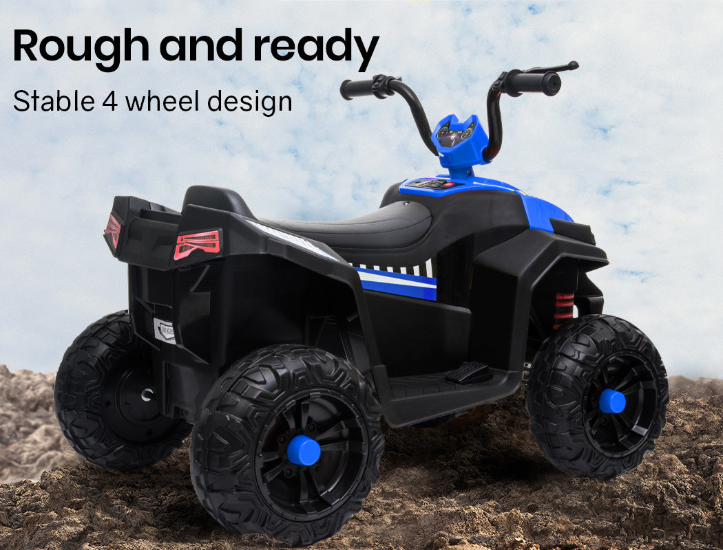 Electric Ride On ATV Quad Bike | Blue & Black