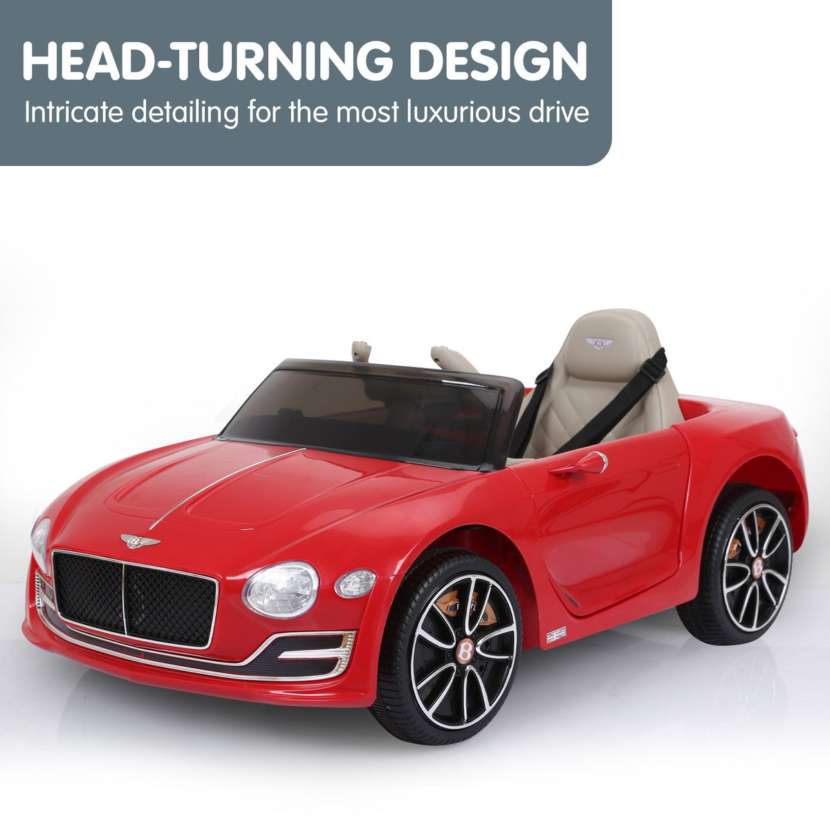 Bentley Exp 12 Speed 6E Licensed Kids Ride On Electric Car - Red