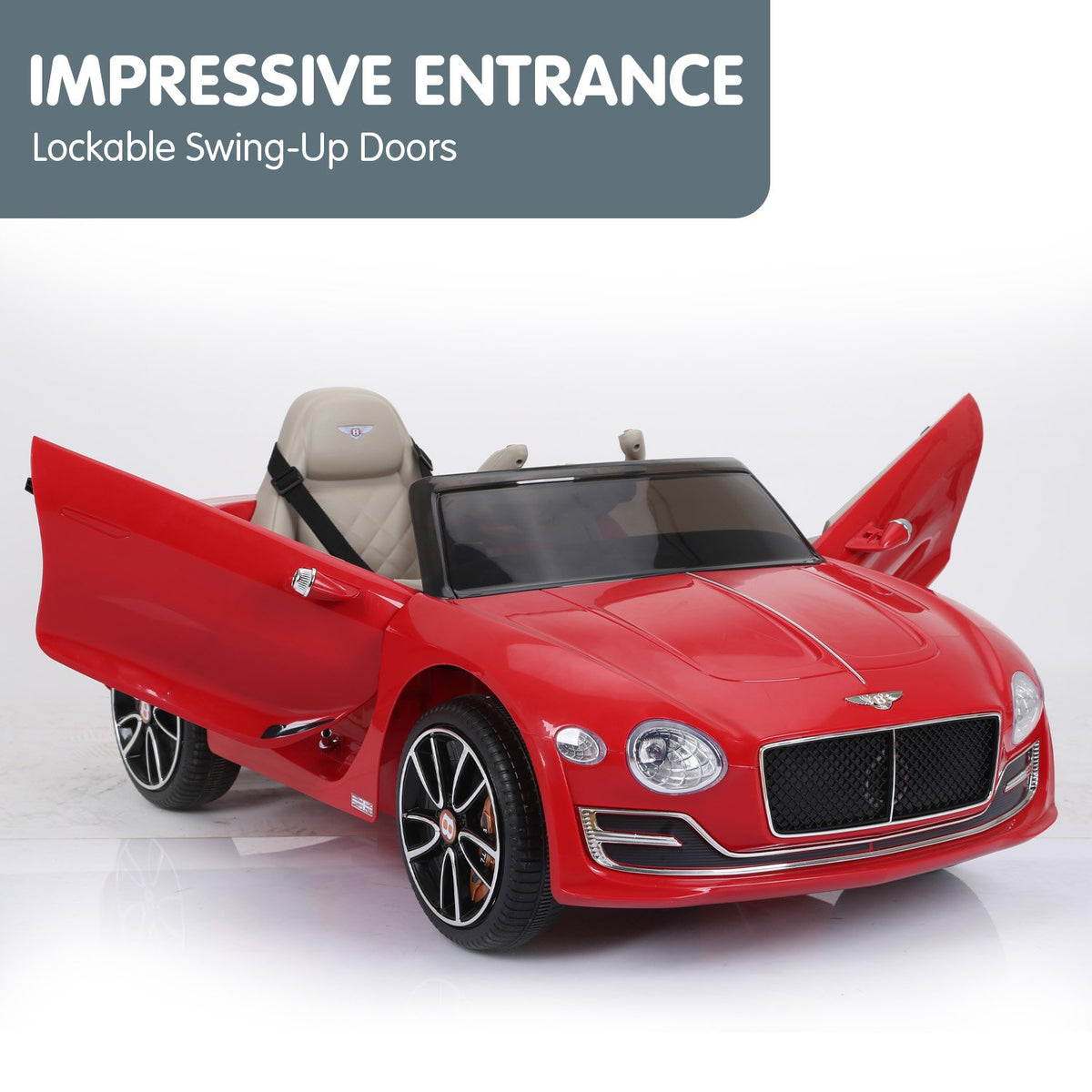 Bentley Exp 12 Speed 6E Licensed Kids Ride On Electric Car - Red