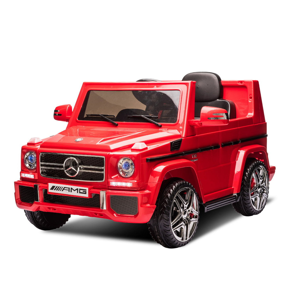 Mercedes Benz AMG G65 Licensed Kids Ride On Electric Car with RC - Red