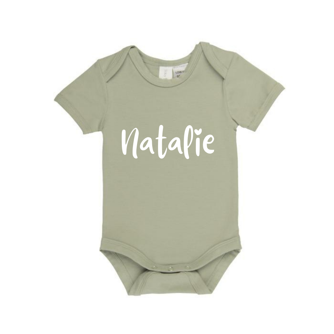 MLW By Design - Personalised Name Bodysuit | Various Colours