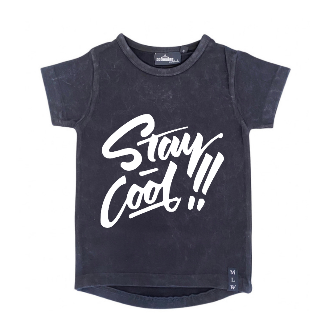 MLW By Design - Stay Cool Stonewash Top | Black or Sand