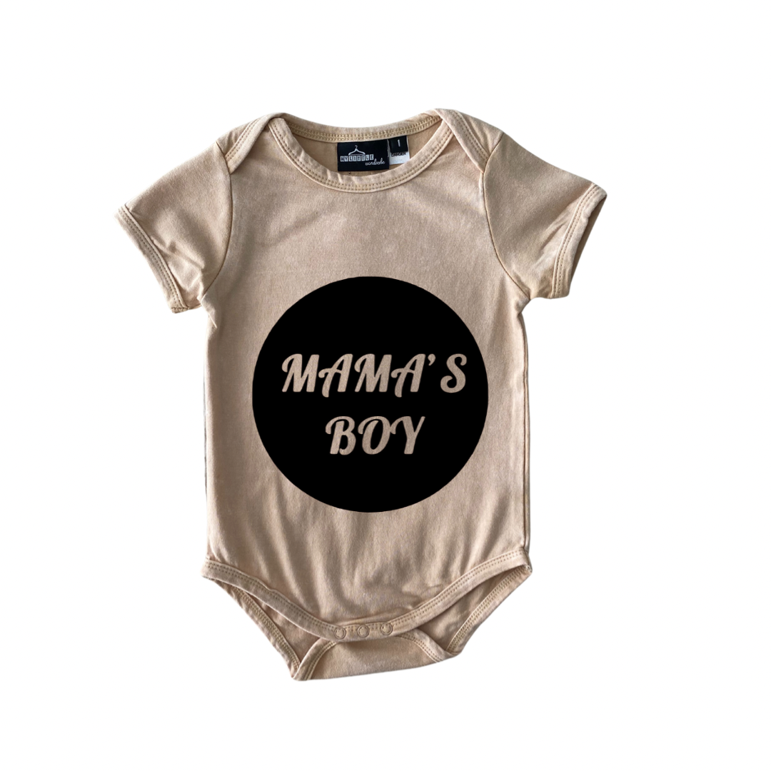 MLW By Design - Mama’s Boy Stonewash Bodysuit | Black or Sand