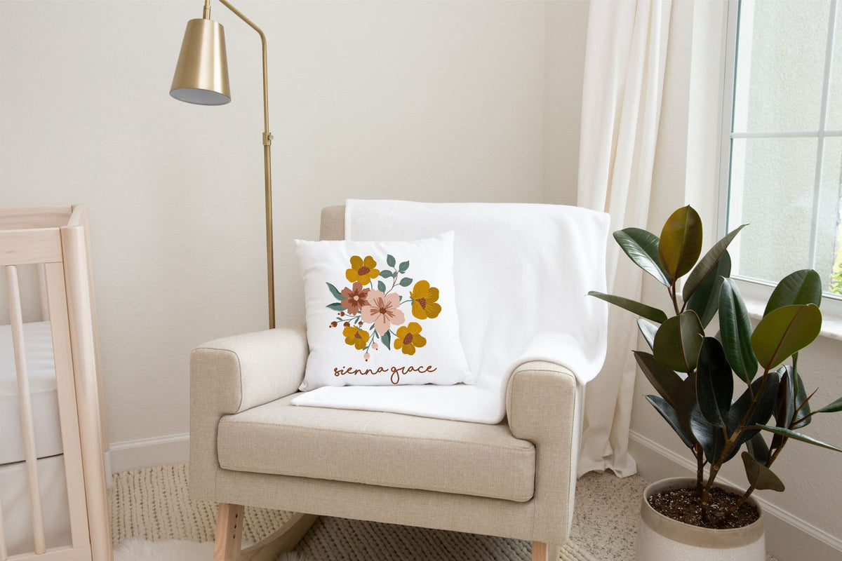 Timber Tinkers - Personalised Pillow Case | Boho Floral