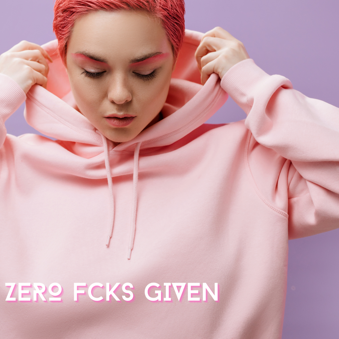 MLW By Design - Zro FCKS Adult Fleece Hoodie | Pink or Black