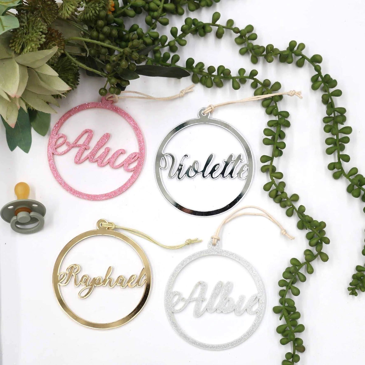 CMC Gold - Christmas Ornament | Name Cut Out Personalised