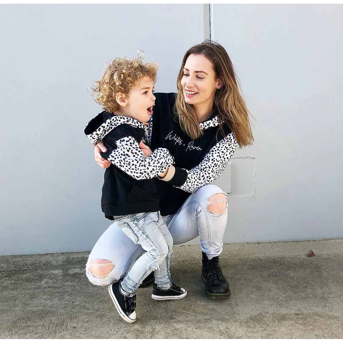 Winter and Raven - Wild Leopard Hoodie