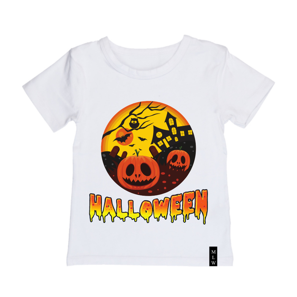 MLW By Design - Halloween Tee | White
