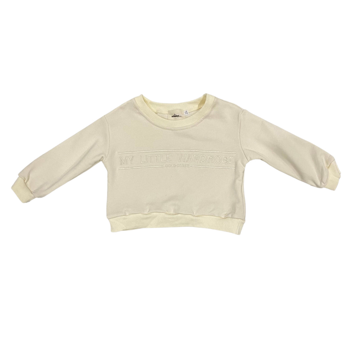 MLW By Design - 90’s Brand Sweat | Ivory