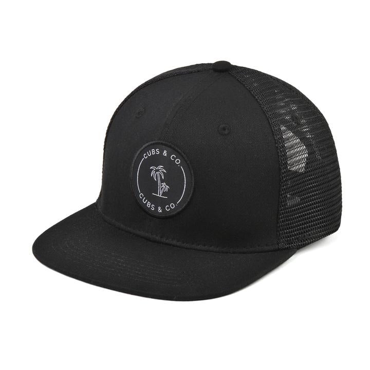 Cubs & Co - BLACK TRUCKER CAP