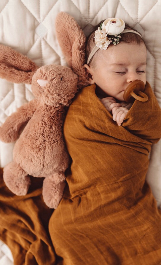 Snuggle Hunny Kids - Organic Muslin Wrap | Bronze