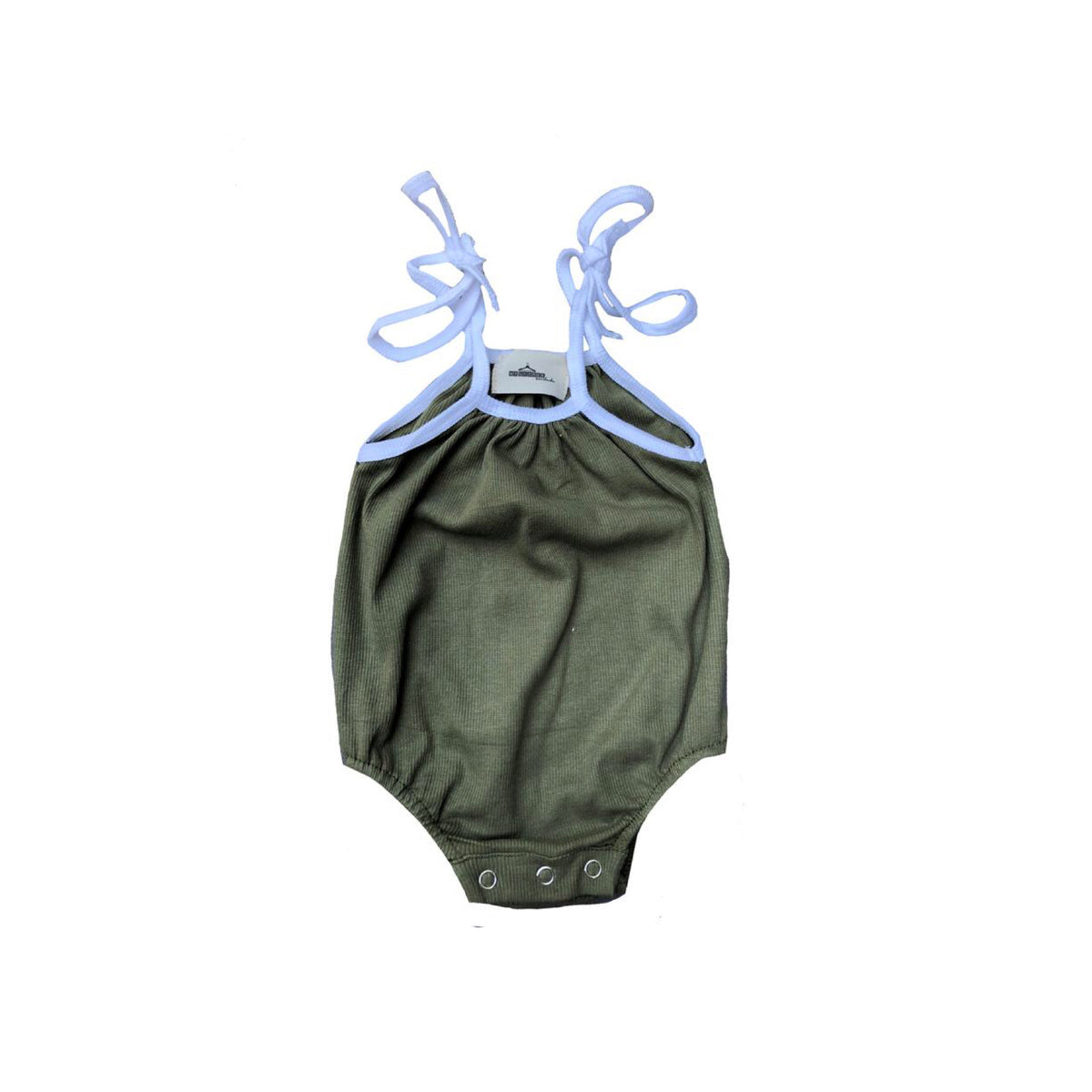 MLW By Design - Candy Ribbed Romper | Olive
