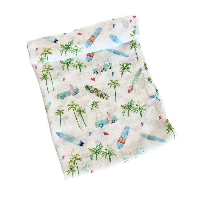 Anchor & Arrow - Organic Baby Swaddle | Chasing Waves