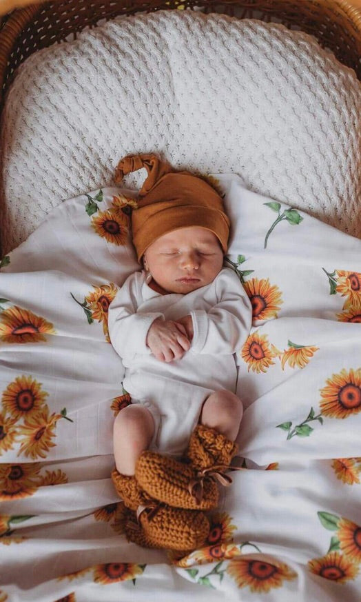 Snuggle Hunny Kids - Sunflower Organic Muslin Wrap