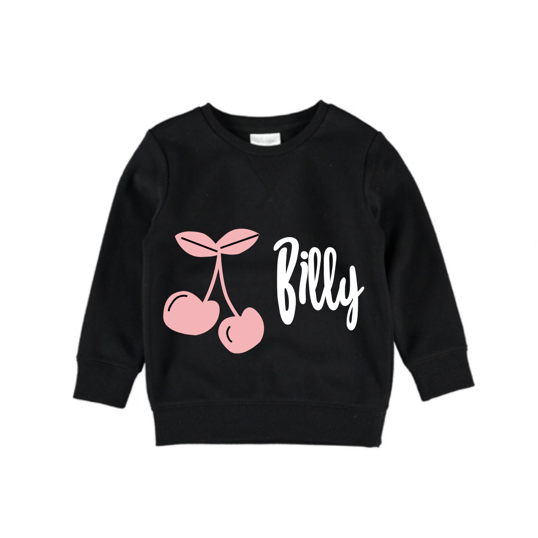MLW By Design - Cherry Personalised Fleece Crew