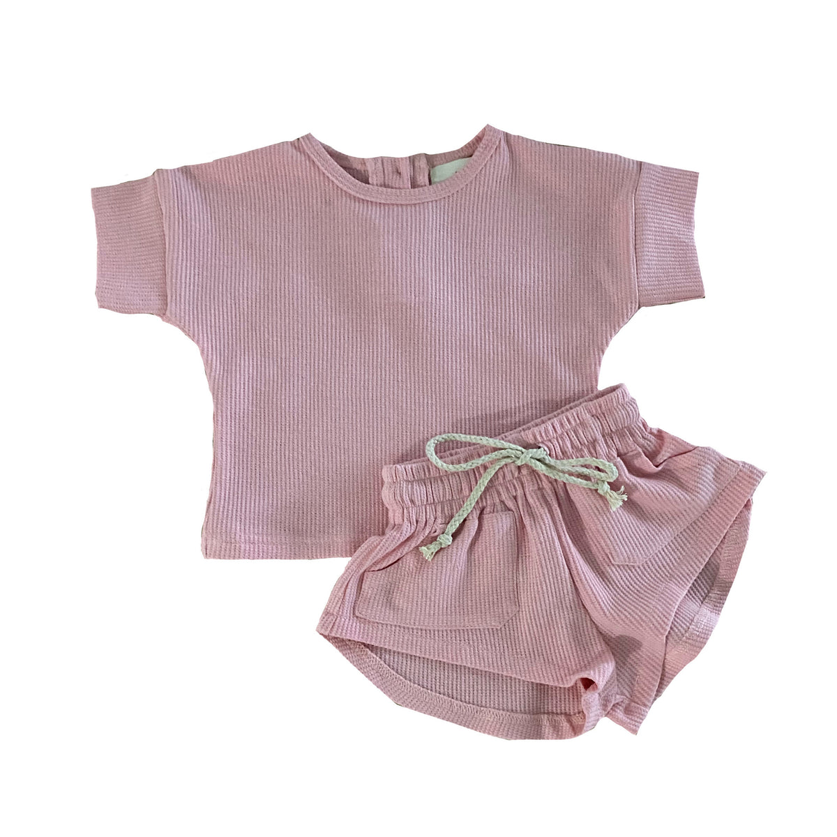 MLW By Design - Waffle Lounge Summer Set | Pink