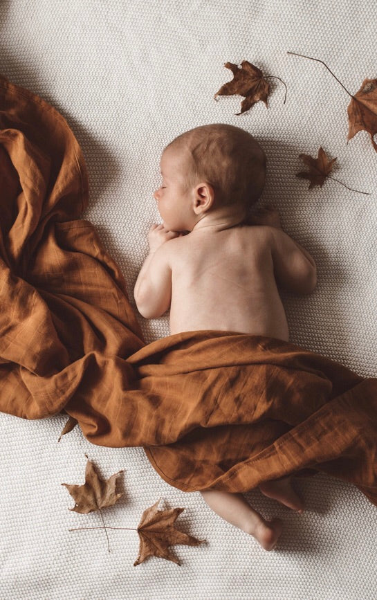Snuggle Hunny Kids - Organic Muslin Wrap | Bronze