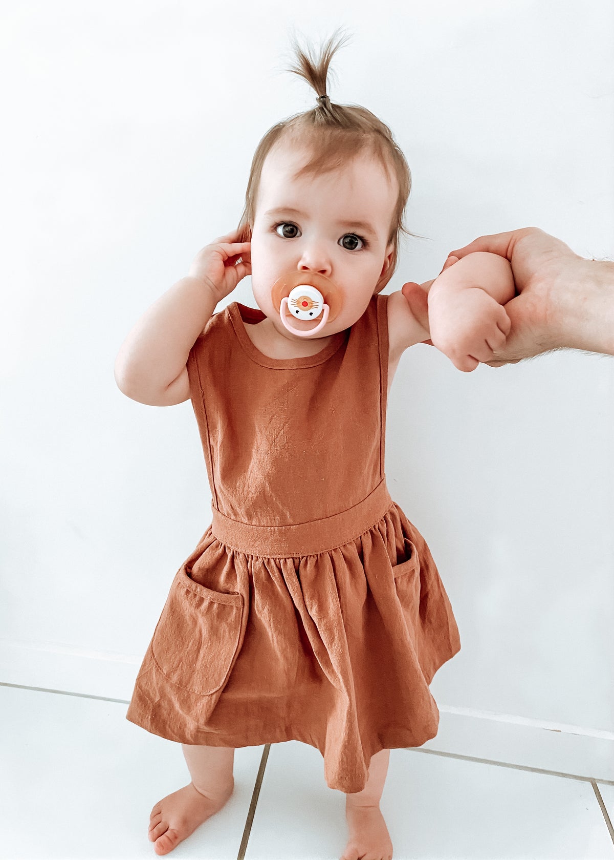 MLW By Design - Indie Linen Dress | Chocolate
