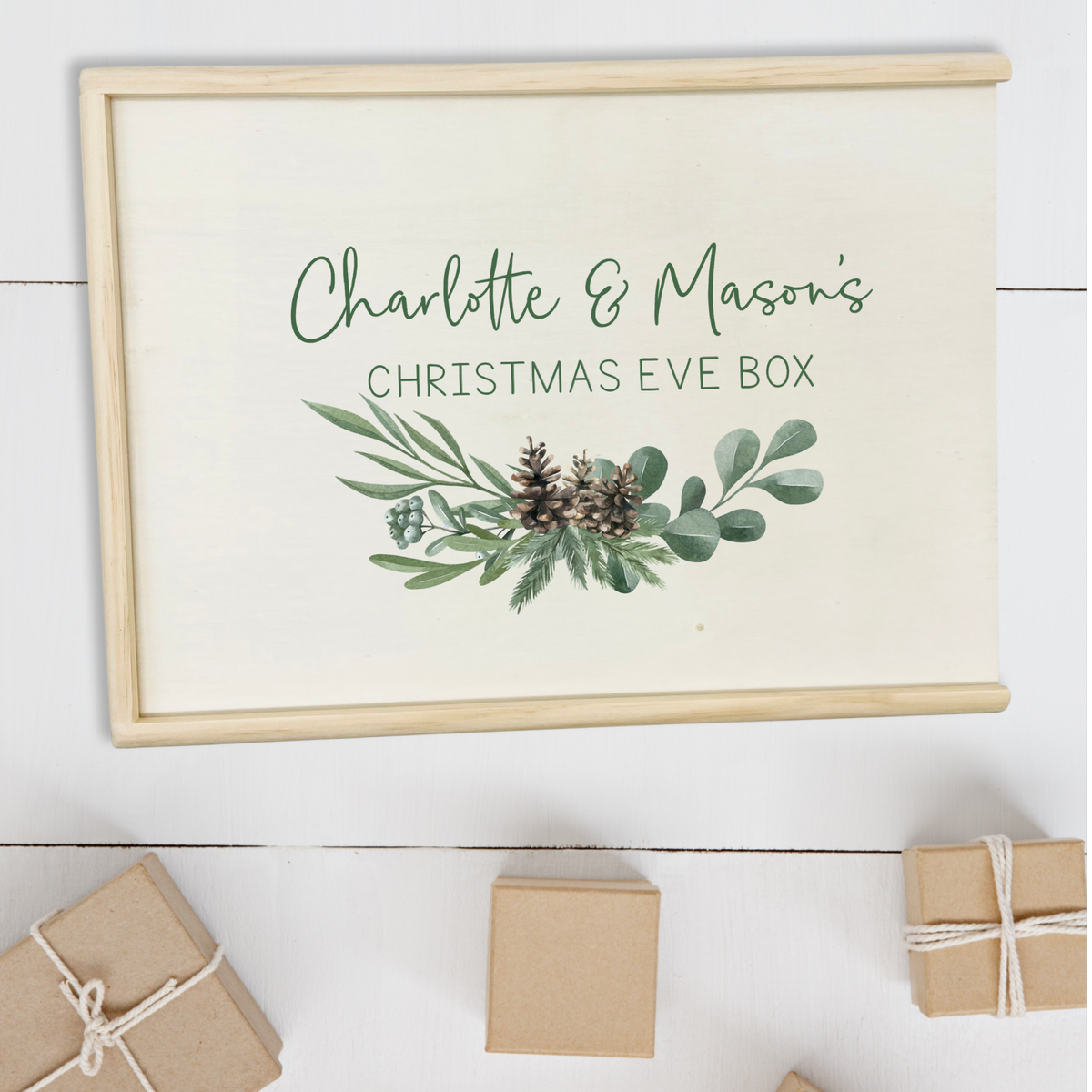Timber Tinkers - Christmas Box – Green Wreath