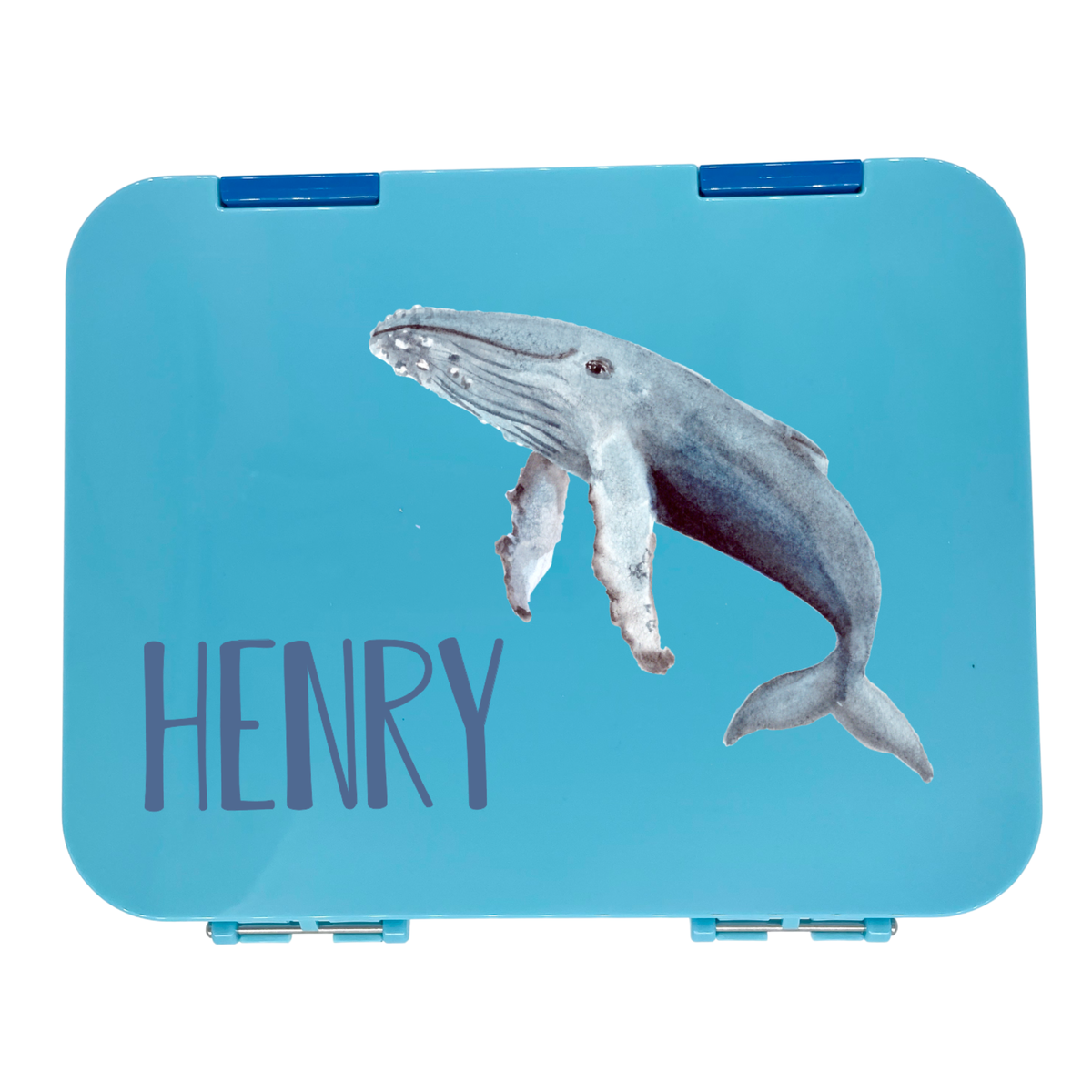 Timber Tinkers - Personalised Bento Box – Whale | Pink or Blue