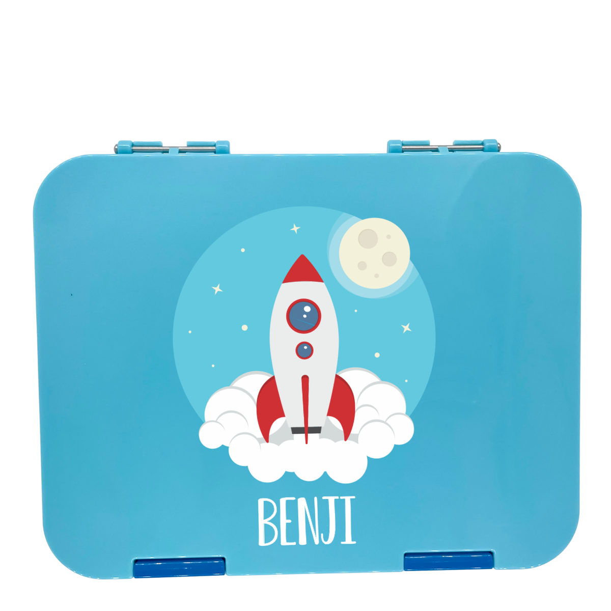 Timber Tinkers - Personalised Bento Box – Blast Off | Pink or Blue