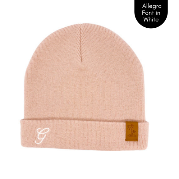Cubs & Co - PERSONALISED SIGNATURE PINK BEANIE