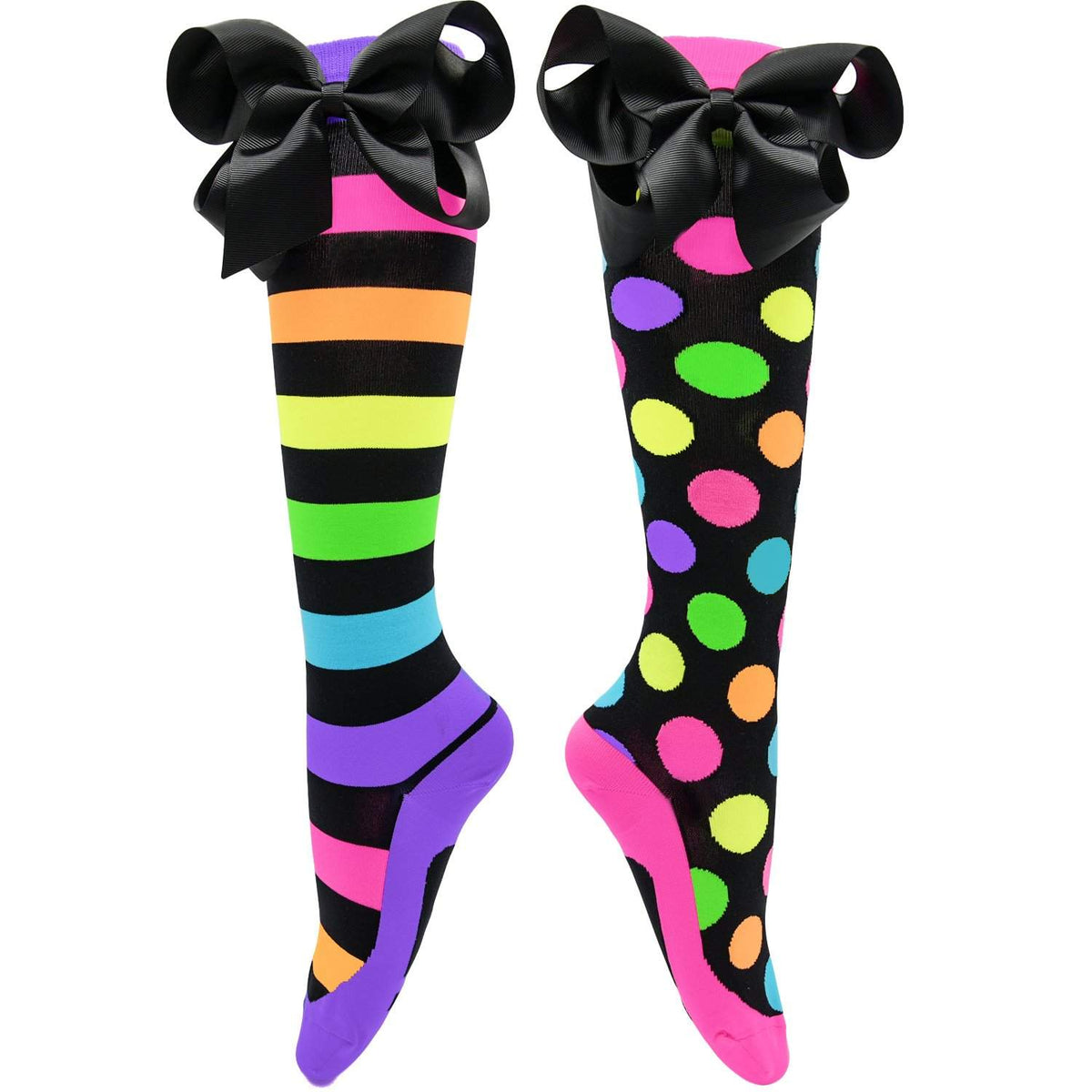 Madmia - Liquorice Bow Socks