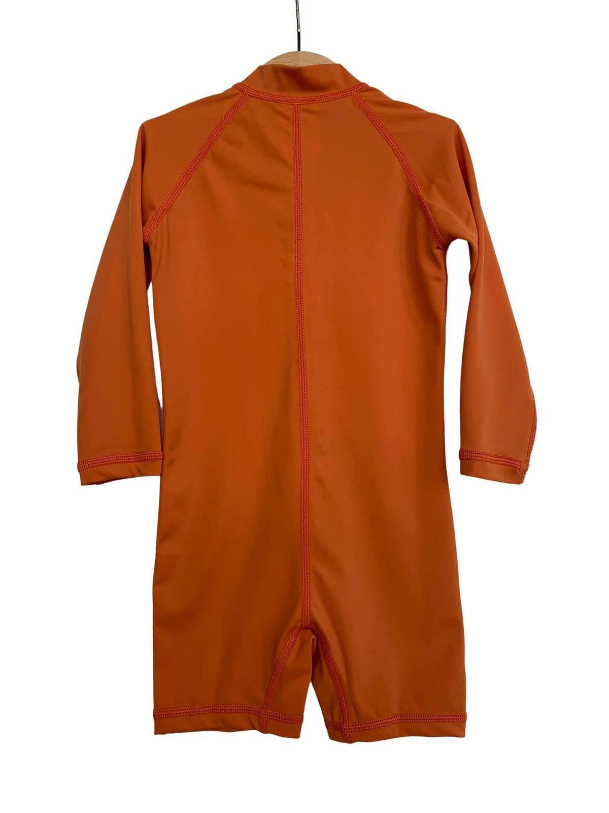 Kicky Swim - One Piece Rashguard Suit | Rust Orange