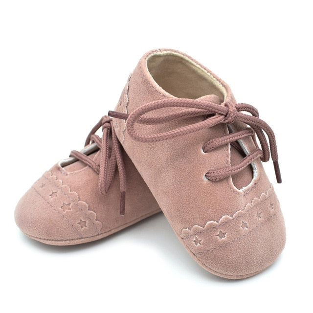 Star Lace Up Shoes | Pink