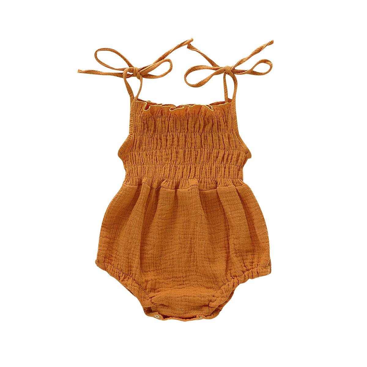 Pixie Romper | Mustard