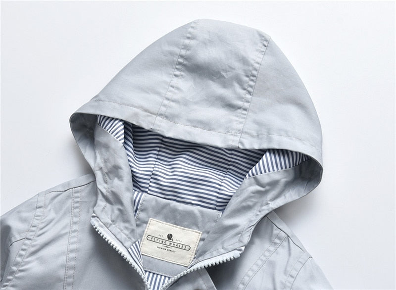 Sports Fan Windbreaker Jacket | Grey Blue