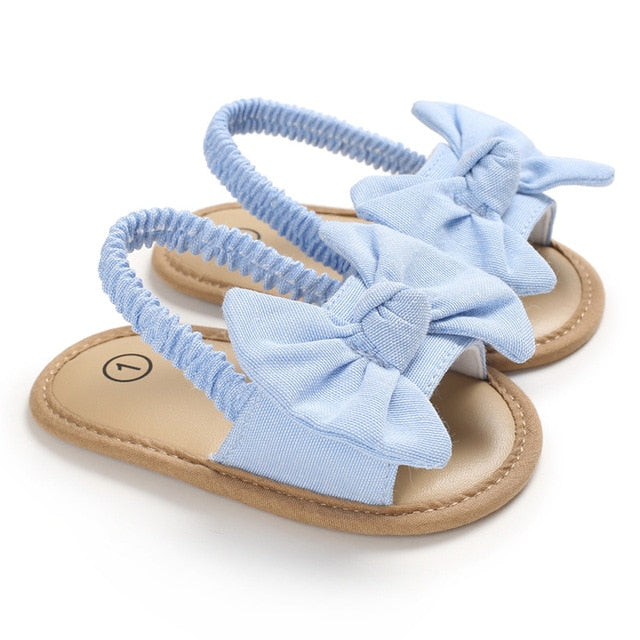 Bow Knot Sandals | Sky Blue