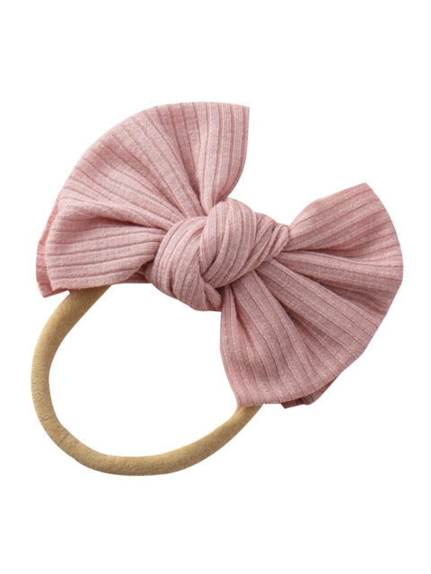 Mini Rib Headband | Dusty Pink