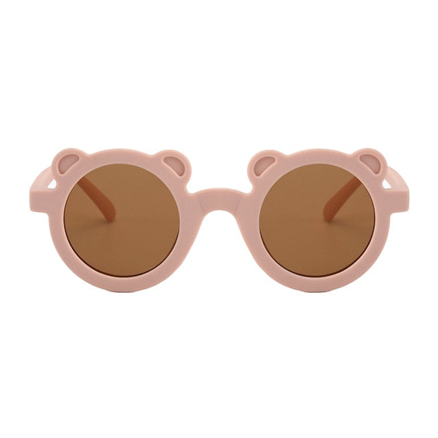 Bear Shaped Sunglasses | Dusky Pink