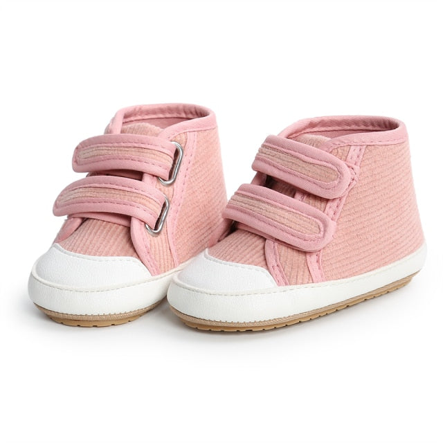 Ribbed Hightops | Pink