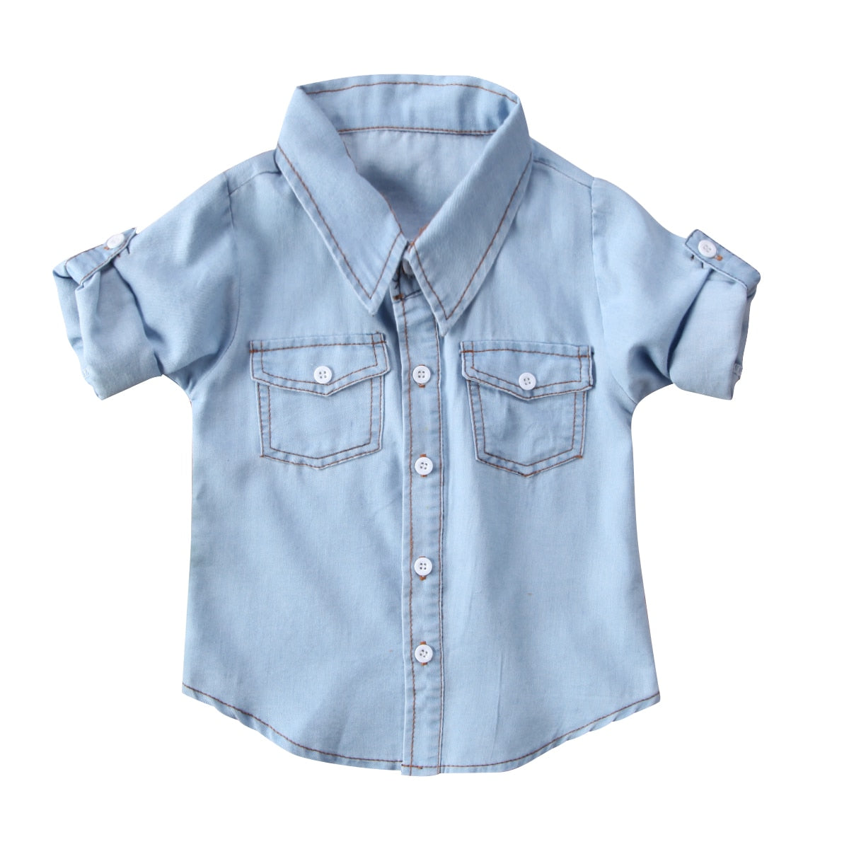 Denim Collar Shirt