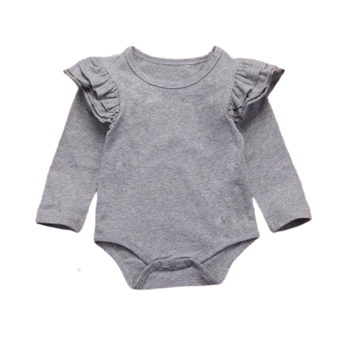 Long Sleeve Flutter Bodysuit Colours – My Little Wardrobe