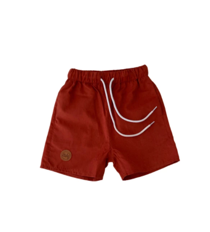 Kicky Swim - Board Shorts | Rust Red