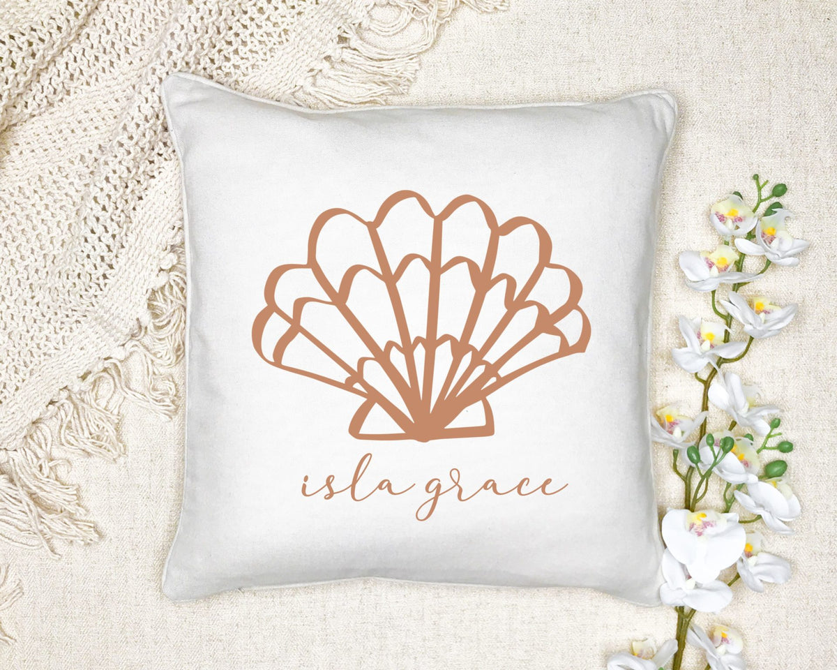 Timber Tinkers - Personalised Pillow Case | Seashell