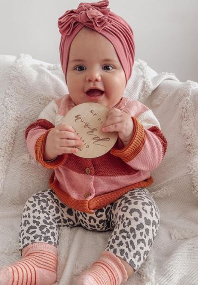 Ruffle Turban | Coral